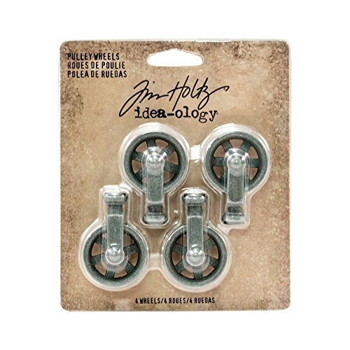Tim Holtz Idea-Ology Mini Pulley Wheels TH Ideaology Small