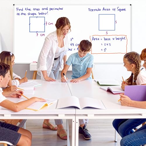 XBoard Magnetic Dry Erase Board 4' x 8' Wall Mounted - size: 48"W x 96"H