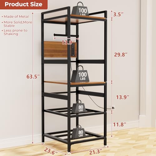 3D Printer Stand w/ Filament Storage, Power Strip & T-Type Filament Holder - style: 3D-Stand-01