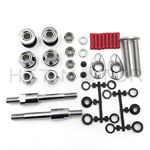 DH006- Compatible with HardDrive Sissy Bar Docking Hardware Kit (Chrome) 02-05 H-D Dyna FXD