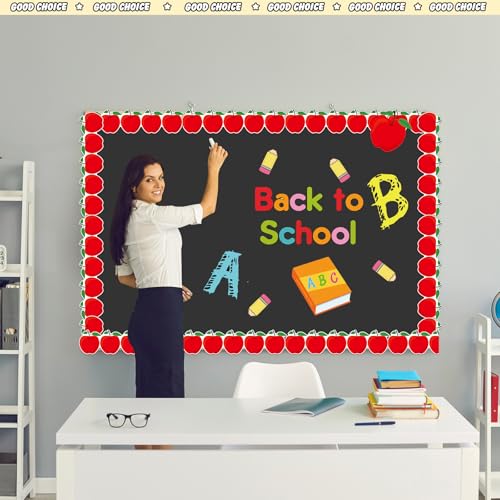 Tenceur 160ft 6 Rolls Back to School Bulletin Board Borders Decoration - style: Teacher Style