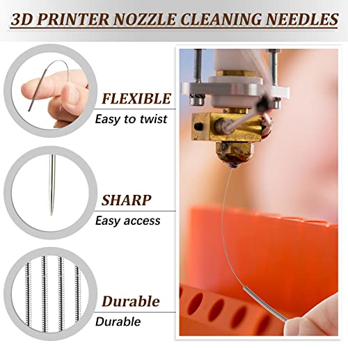 16 Pieces 3D Printer Nozzle Wrench Cleaning Kit, 6mm 7mm L-Shaped Wrench