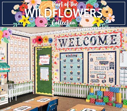Teacher Created Resources Wildflowers Labels Magnetic Accents (TCR77064)