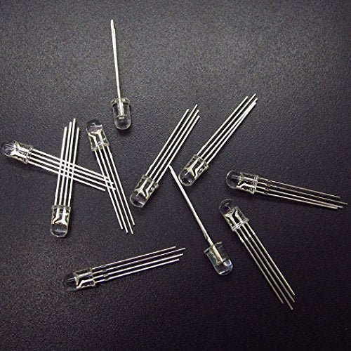 50pcs 5mm 4 pin RGB Multicolor LED Common Cathode