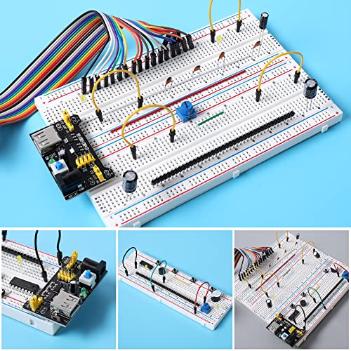 3 Set of Solderless Prototype Breadboard 830 tie Points Breadboard - size: 3x830