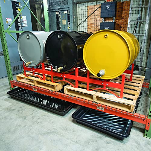 PIG Containment Tray - Rim to Rim Dimensions 52.25" L x 28.25" W x 5" H - Interior Bottom Dimensions 48" L x 24" W - 23.93 gal. Sump Capacity - PAK919 - size: 28.3" x 5" x 52.3"
