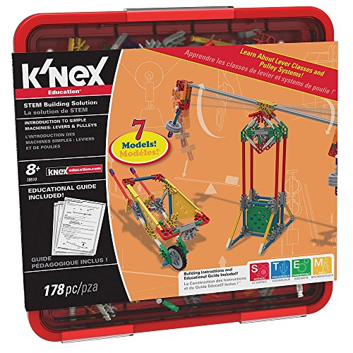 K'NEX Education - Intro to Simple Machines: Levers and Pulleys Set – 178 Pieces – For Grades 3-5 – Construction Education Toy - style: Levers & Pulleys