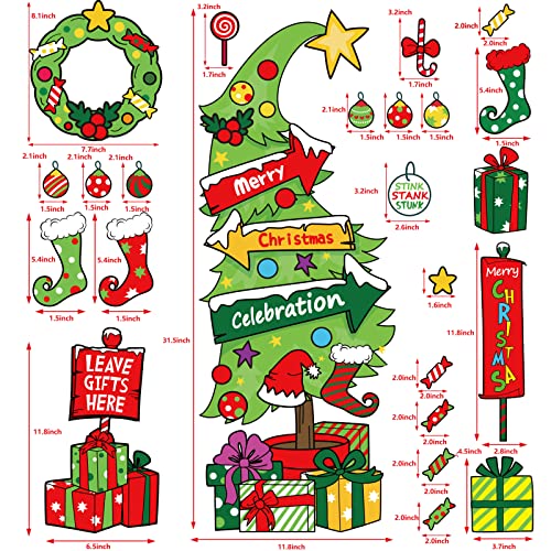 Christmas Bulletin Board Decorations Merry Christmas Classroom Bulletin Board Christmas Tree Cutouts Classroom Decor Farmhouse School Holiday Bulletin Board Decor - style: Merry Christmas