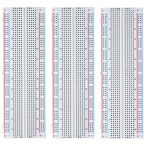 ELEGOO 3pcs Breadboard 830 Point & ELEGOO 17 Values 1% Resistor Kit