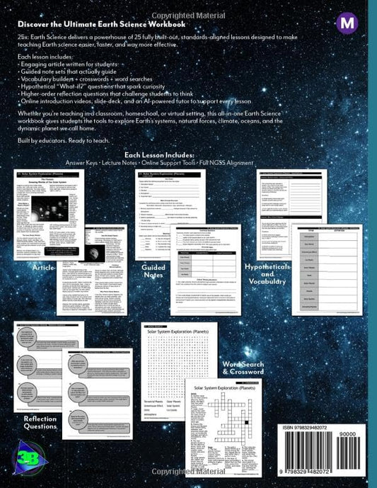 25x: Earth Science - Middle School - 25 Mini-Lessons To Introduce, Reinforce, and Highlight the Importance of Earth Science Topics - 25 Articles, 25 ... (25x High & Middle School Science Series)