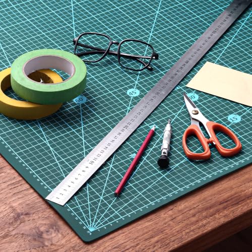 Pangda 1 Pcs 24 x 48 in Large Self Healing Cutting Mat for Sewing, Green - color: Green, size: 48"L x 24"W