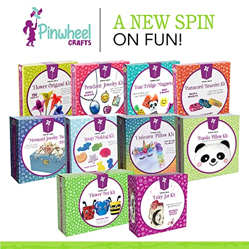 Pinwheel Crafts Flower Pot Painting Kit – DIY Flower Pots to Paint for Kids with 8 Paints, 2 Brushes, 3 Pots & 6 Googly Eyes, Gardening Kit for Kids Ages 8-12+, Kid Planting Crafts Set Birthday Gift - style: Painting Kit
