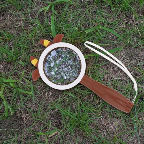 Rongon 10X Kids Magnifying Glass Handheld Magnifier (Mavericks Style) - color: Mavericks Style 1pcs