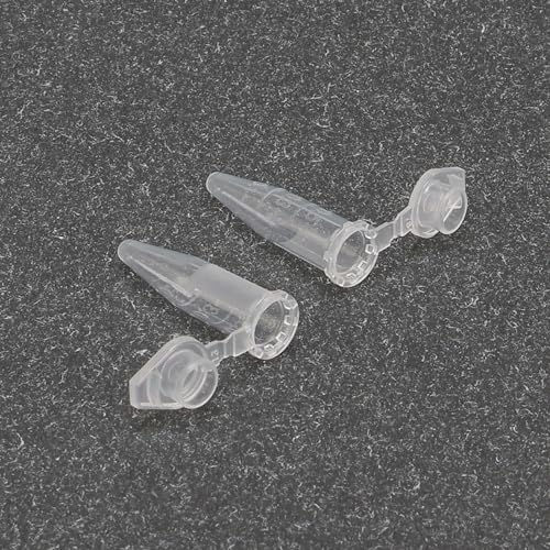 5ml Microcentrifuge Tube with Snap Cap, Plastic Centrifuge Tube EP Vial Sample Storage Container Fragrance Beads, Pack of 300