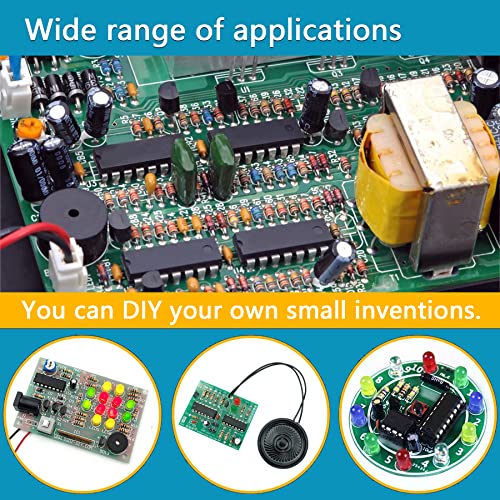 IC Chips kit Minidodoca 173 pcs 20 Values Chip Assortment Set+12 pcs Sockets;Integrated Circuits op amp kit 555 Timer IC Included NE555,LM358, LM324, LM393, LM339, NE5532, LM386,UA741,IC Plier etc - style: 173pcs ic kit