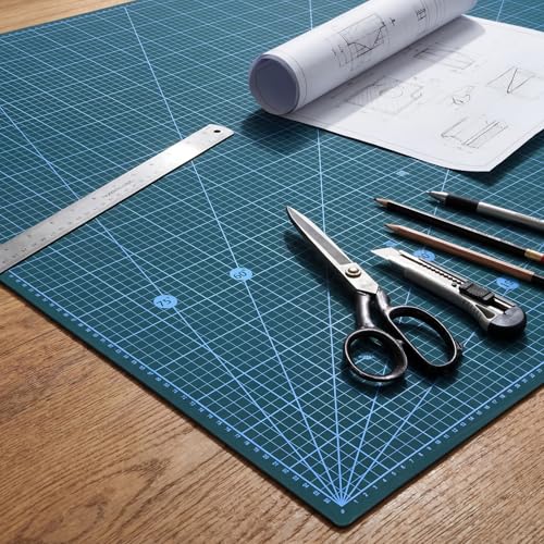 Pangda 1 Pcs 36 x 48 in Large Self Healing Cutting Mat for Sewing, Green - color: Green, size: 48"L x 36"W