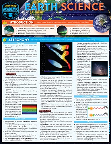 Earth Science: a QuickStudy Laminated Reference Guide (Quickstudy Reference Guide)