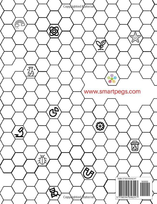 Smart Peg Learning Science Journal: Blank, Lined, Grid (Graph) Pages | Science Laboratory and Project Notebook for Students (STEAM with Smart Peg Learning)
