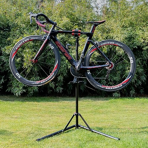 CXWXC Bike Repair Stand - Bike Stand For Maintenance Workstand - color: B: Black Red
