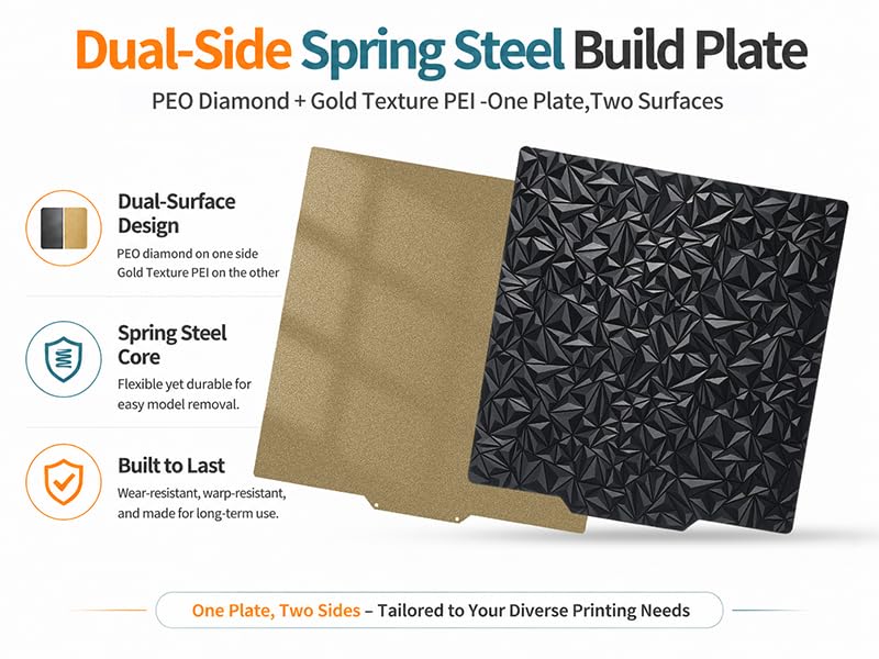 300x300mm TAZ 6 Build Plate Spring Steel PEI Sheet with Magnetic Base - size: 300x300mm