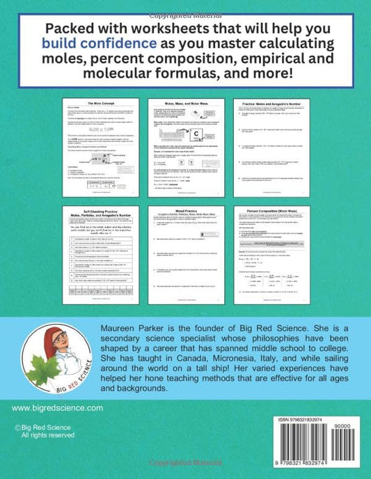 Calculations in Chemistry: Mass, Moles, and More - A High School Chemistry Workbook: 200+ Chemistry Calculations with Moles, Mass, Particles, ... Composition, Empirical and Molecular Formulas