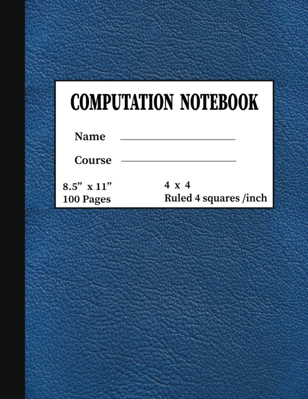Computation Lab Notebook: Quad Ruled Laboratory book for Engineering, Math , Computer Science & Research Students