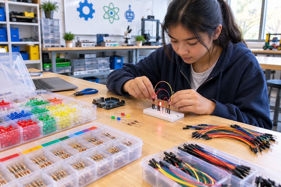 How to Organize Resistors, LEDs, and Tiny Components in a STEM Classroom: A Step-by-Step Guide