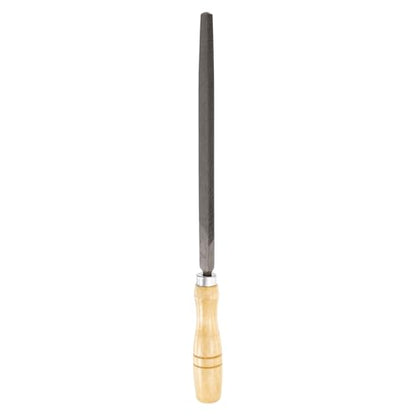 HARFINGTON Triangle Coarse Teeth Cut File 8" Double Cut Teeth High Carbon Steel Hand Rasp File Wood Handle for Metal Wood Deburring Removing - size: 8", style: Coarse