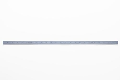 PEC Tools 24"/600mm Steel Rule, Slim & Flexible, Made in USA - color: Flexible, size: 24"/600mm