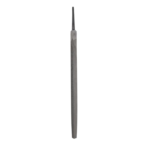 HARFINGTON Triangle Thin Teeth Cut File 10" Double Cut Teeth High Carbon Steel Hand Rasp File Without Handle for Metal Wood Deburring Removing - size: 10", style: Thin