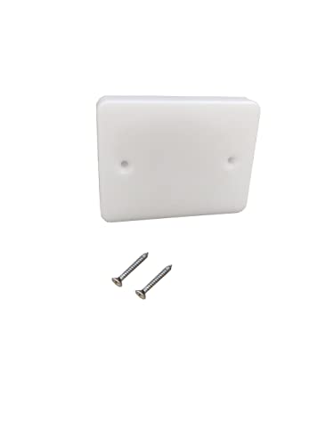 Brocraft Resistant Marine-Grade Boat Transducer Mounting Plate Hardware Kit/Transducer Mounting Board - style: White And without Spray Shield