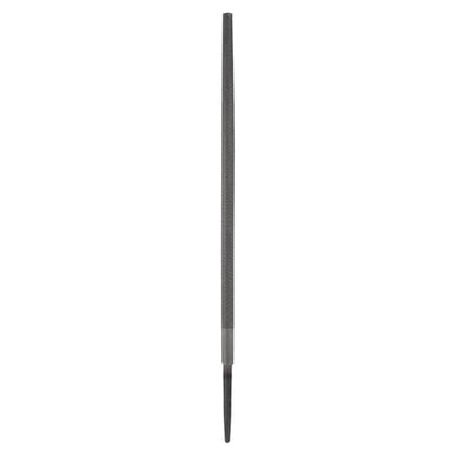 HARFINGTON 8" Round Medium Cut File Double Cut Teeth Medium Metal File High Carbon Steel T12 without Handle for Metal Wood Finishing Roughing, Grey - size: 8", style: Medium Cut