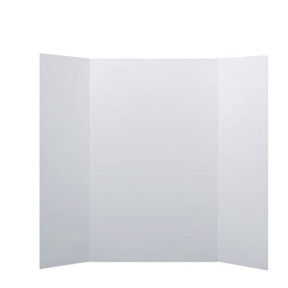 Flipside Products 36” x 48” Project Boards for Presentations, Science Fair, School Projects, Event Displays and Trifold Picture Board, Proudly Made in USA - Clay White - 10 Pack - color: Clay White, size: 10 Pack