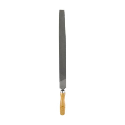 HARFINGTON Tip Coarse Cut File 14" Double Cut Teeth High Carbon Steel Hand Rasp File with Wood Handle for Metal Wood Deburring Removing - size: 14", style: Coarse