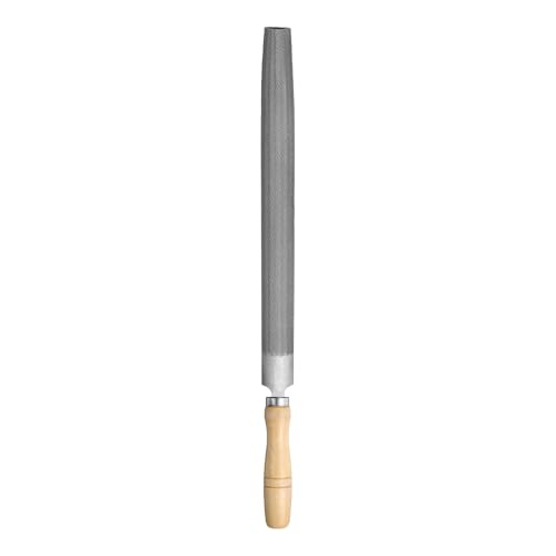 HARFINGTON 14" Half Round Medium Cut File Double Cut Teeth Bastard - size: 14"