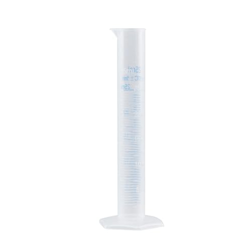 Geesatis 25ML Plastic Graduated Cylinder(10) and 2 ML(20) Plastic Droppers - size: 25ml, style: 10Pcs(and 20Pcs 2ml Plastic Droppers)