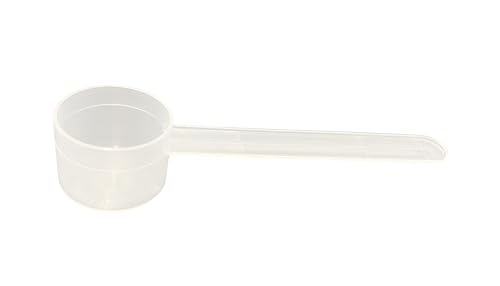 25 mL (5 Teaspoon) Long Handle Plastic Measuring Spoon for Coffee, Protein Powder, Pet Food, Spices, Grains, Dry Goods – Food-Grade BPA-Free (Pack of 25) - size: 25 mL | 25 cc | 5 Teaspoon
