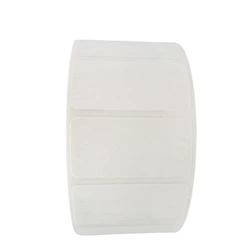 2x1 Dissolvable Food Labels, 1000 Food Container Stickers, Blank - color: White, size: 1000