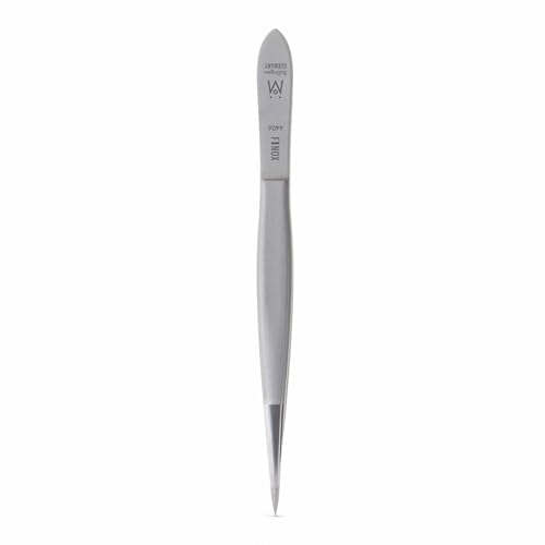 GERMANIKURE Pointed Tweezers, Precision German Steel, No Case - style: No Sleeve