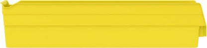 Akro-Mils 30128 Plastic Nesting Shelf Bin Box, (18-Inch x 4-Inch x 4-Inch), Yellow, (12-Pack) - color: Yellow