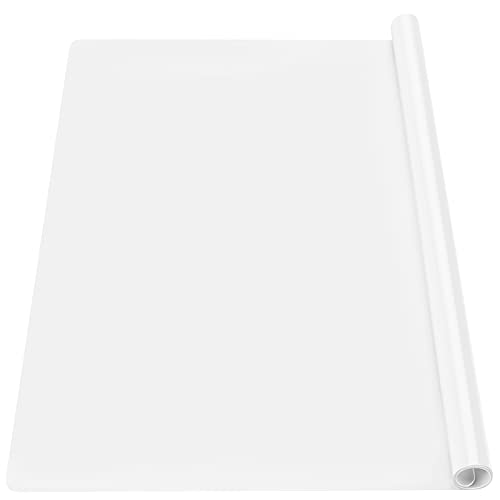 Gartful Extra Large Transparent Silicone Mat, Countertop Protector, 25.2 x 17.7 inches Silicone Sheet for Crafts Resin Jewelry Casting Mat Pad Nonstick Table Placemat - color: Translucent, size: 17.7" x 25.2"