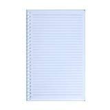 Harmony Lab & Safety Supplies Class 10 (ISO 4) Cleanroom Notebook | 5.5" x 8.5" | Poly Spiral Bound, Non-Shedding, Low-Particulate Laboratory Log Book | 100 College-Ruled Pages | Made in USA