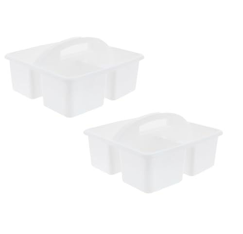 Hobby Lobby Organizer Caddy, White, Set of 2