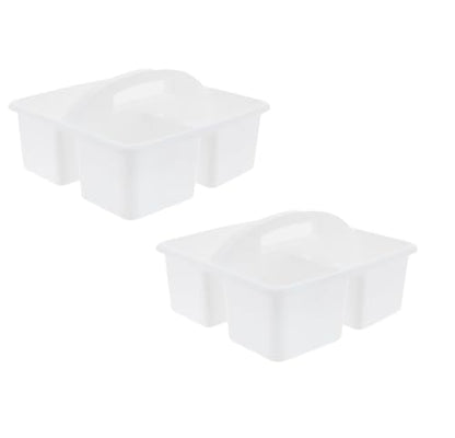 Hobby Lobby Organizer Caddy, White, Set of 2