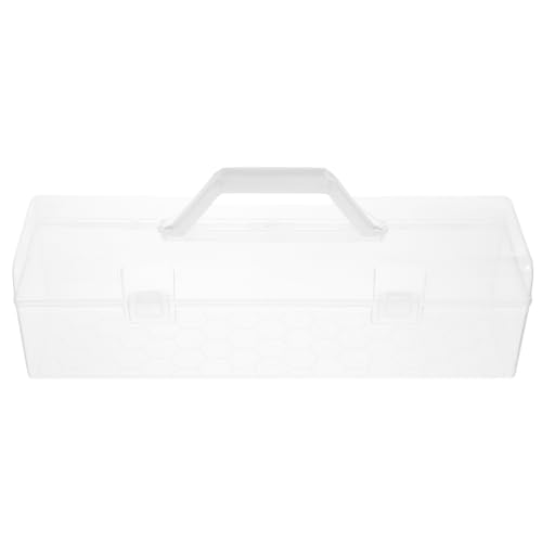 Paintbrush Storage Box Portable Clear Handheld Large size
