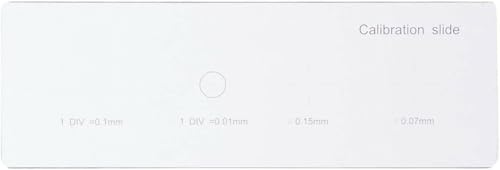 AmScope MR400 Microscope Calibration Slide, Four Graduated Scales - style: MR400