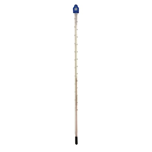 Glass Thermometer -10 to +110C 300 mm for Measuring Water and Liquids