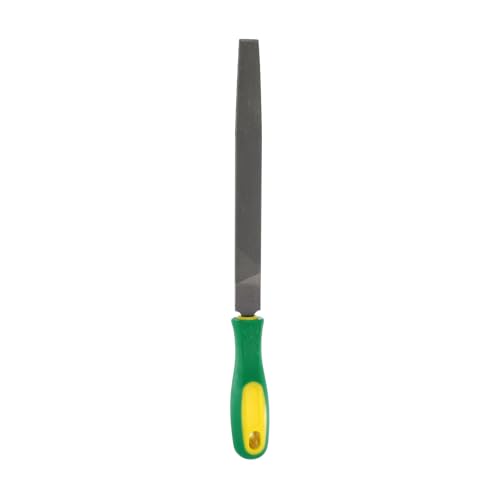 HARFINGTON Tip Medium Cut File 8" Double Cut Teeth High Carbon Steel Hand Rasp File with Plastic Handle for Metal Wood Deburring Removing - size: 8", style: Medium