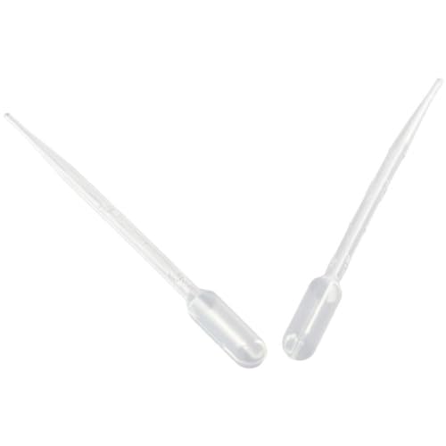 100Pcs Transfer Graduated Pipettes, Clear 2ml Liquid Dropper, Eye Dropper Set, Plastic Dropping Pipettes for Essential Oils, Science and Lab