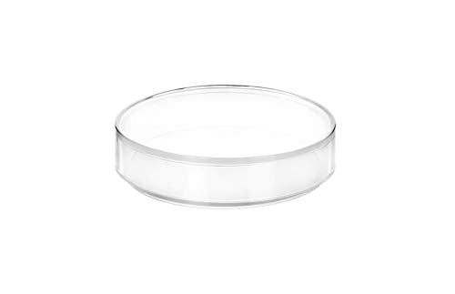 12PK Plastic Petri Dishes with Lids - 2" Diameter, 0.5" Depth - Molded in Polypropylene - Reusable, Autoclavable - Translucent - Eisco Labs